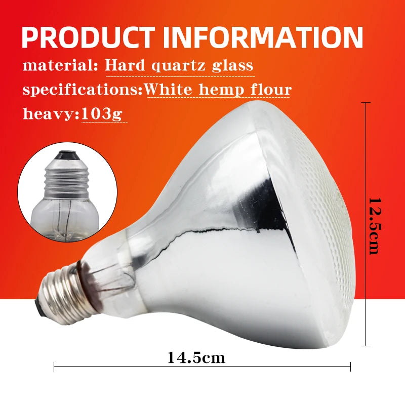 Thickened Poultry Heating Lamp Breeding Bulb High Quality E27