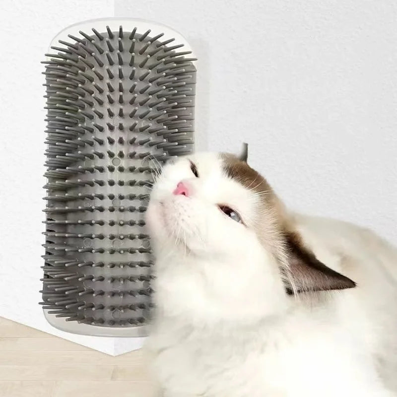 Cat Massage Tool Pet Hair Removal Massage Comb Wall Corner Self