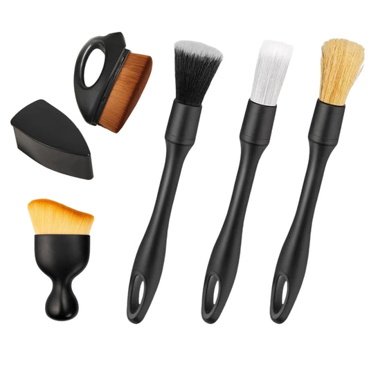 4-5PCS Car Detailing Brush Set Air Conditioning Vent Clean Crevice