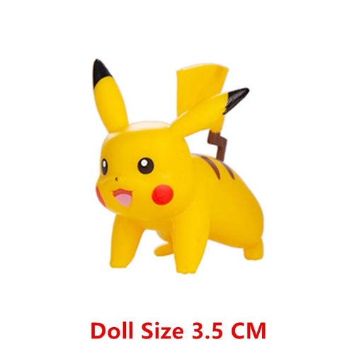 New Pokemon 4-13Cm Cartoons Movie Anime Figure Pikachu Lucario Mewtwo