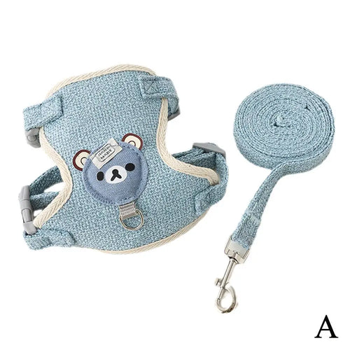 Lovely Small Pet Vest Chest Strap Dog Leash Traction Rope Walking Dog