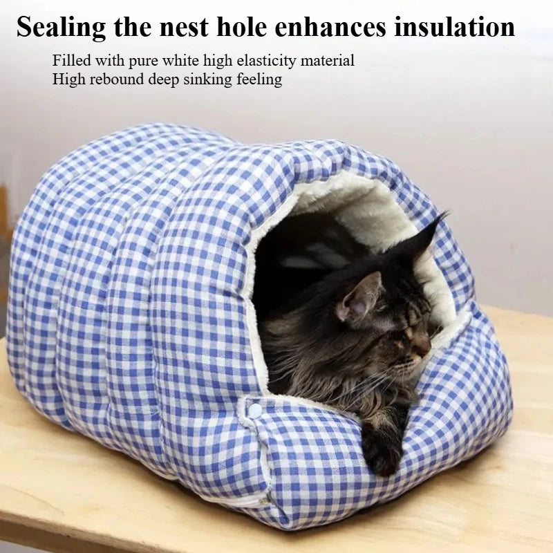 Foldable Winter Pet Sleep Bed/Bag for Cats Dogs, Thickened