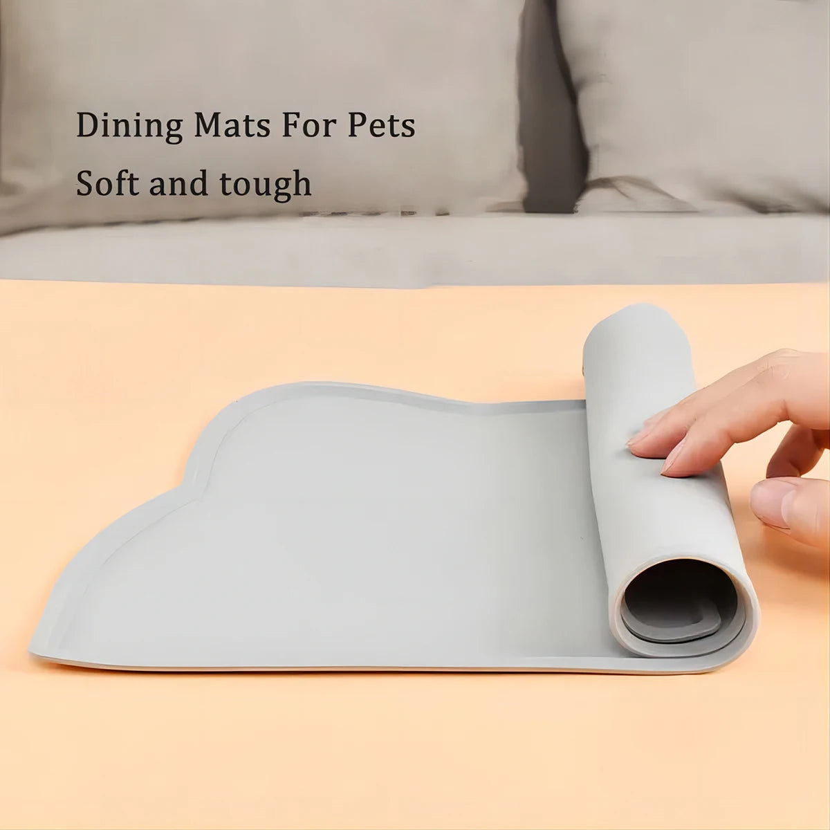 Silicone Pet Feeding Dog Cat Bowl Food Mat Non-Stick Waterproof Pet