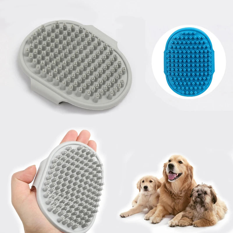 Cat Grooming Comb Dog Bath Brush Pet Grooming Shedding Soothing