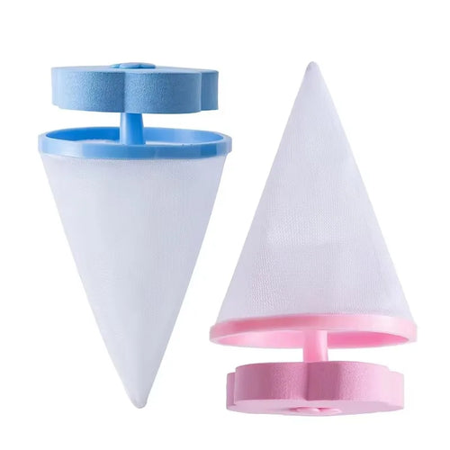 1-4PCS Reusable Laundry Ball With Mesh For Washing Machine Plum