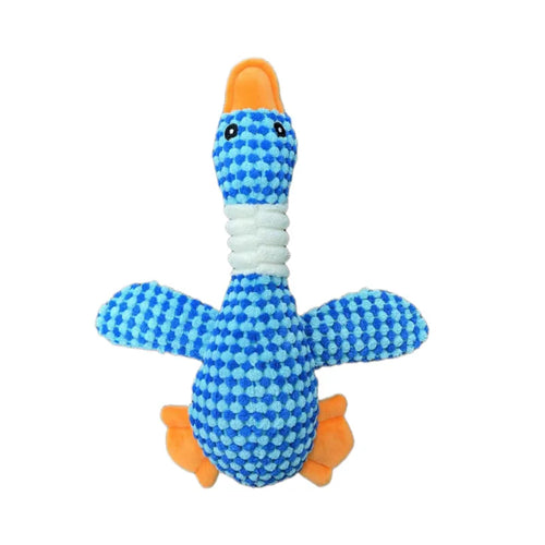 Funny Duck Cute Dog Plush Toys Pet Squeak Toy for Puppy  Sound Wild