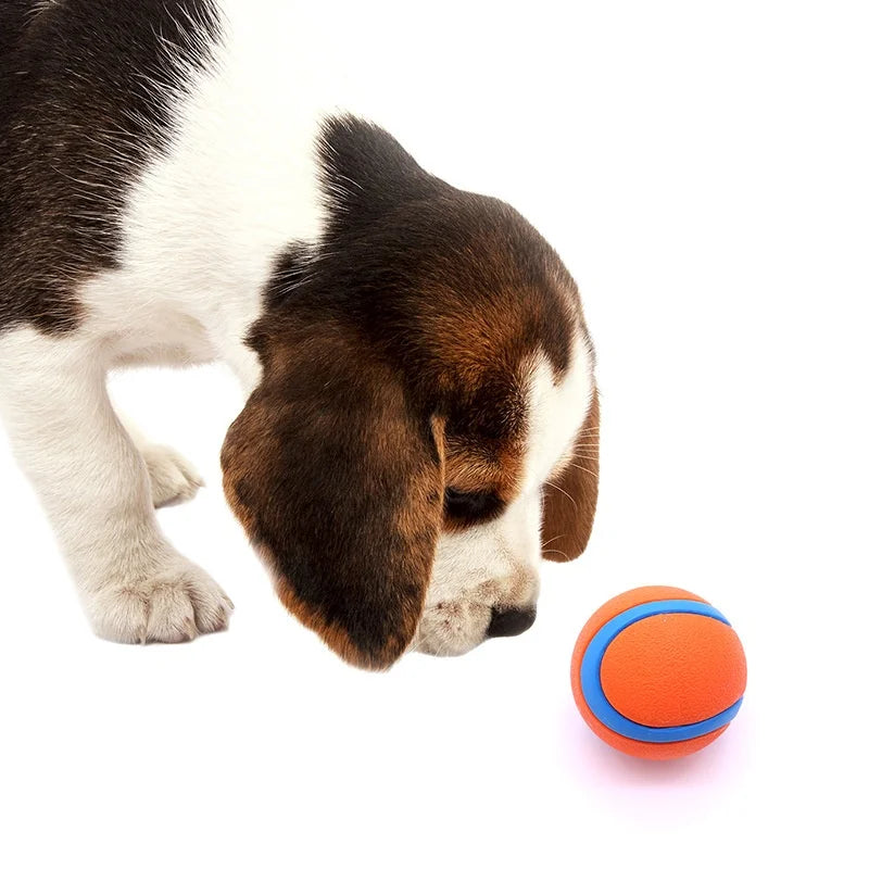 Tough Dog Toy Ball Chew Proof Elastic Jumping Fetch Ball for Large