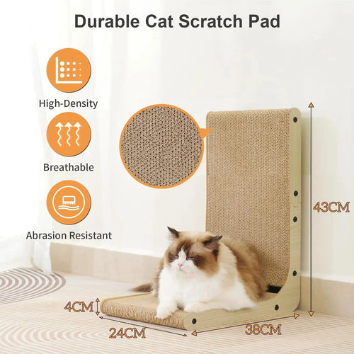 Scraper for Cats Cardboard Large/Small L-shape Wear-resistant