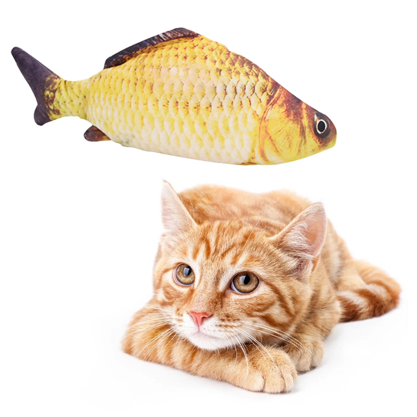 Cat Toys Fish USB Charger Fish Interactive Electric Floppy Fish Cat