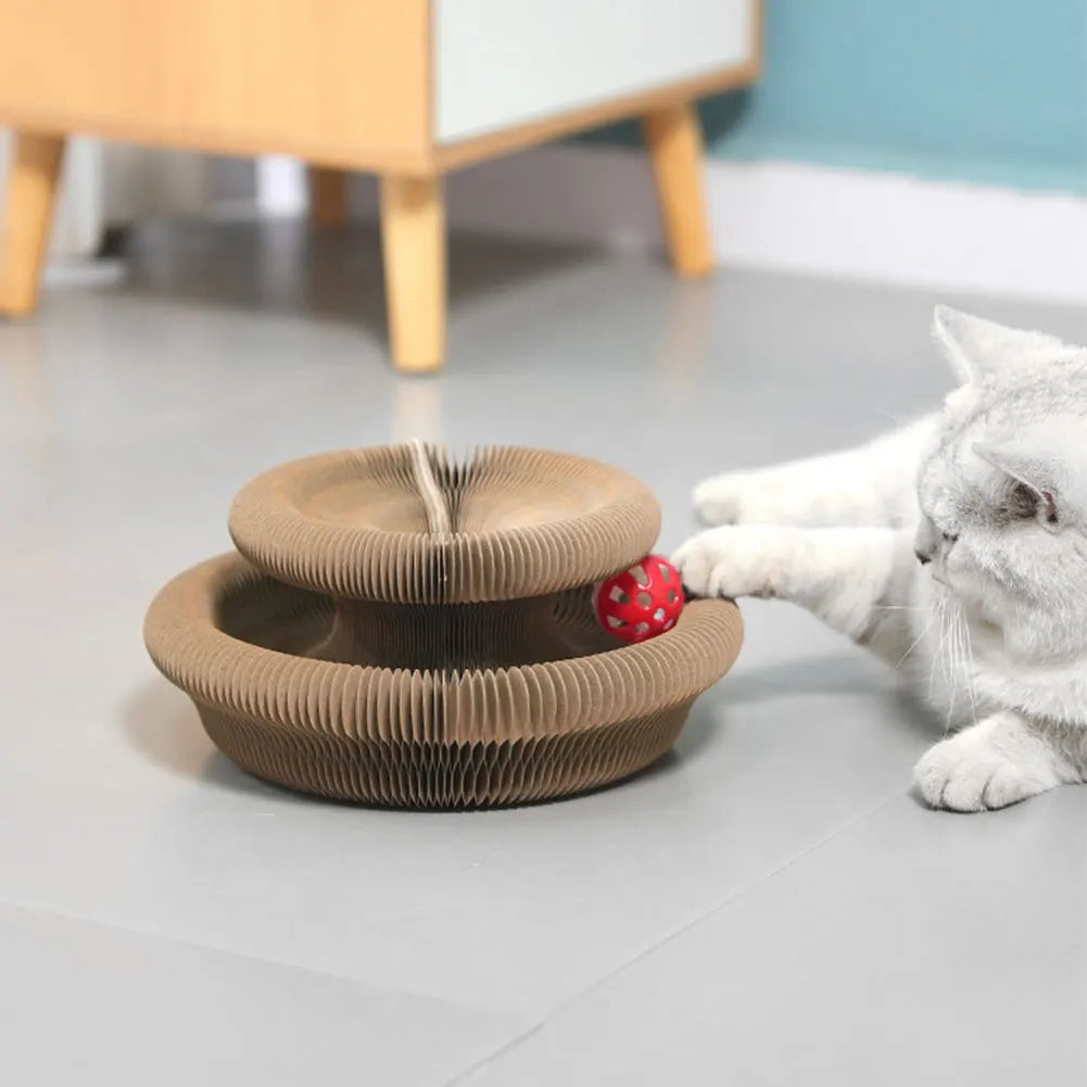 Magic Organ Cat Scratching Board Interactive Scratcher Cat Toy Cat