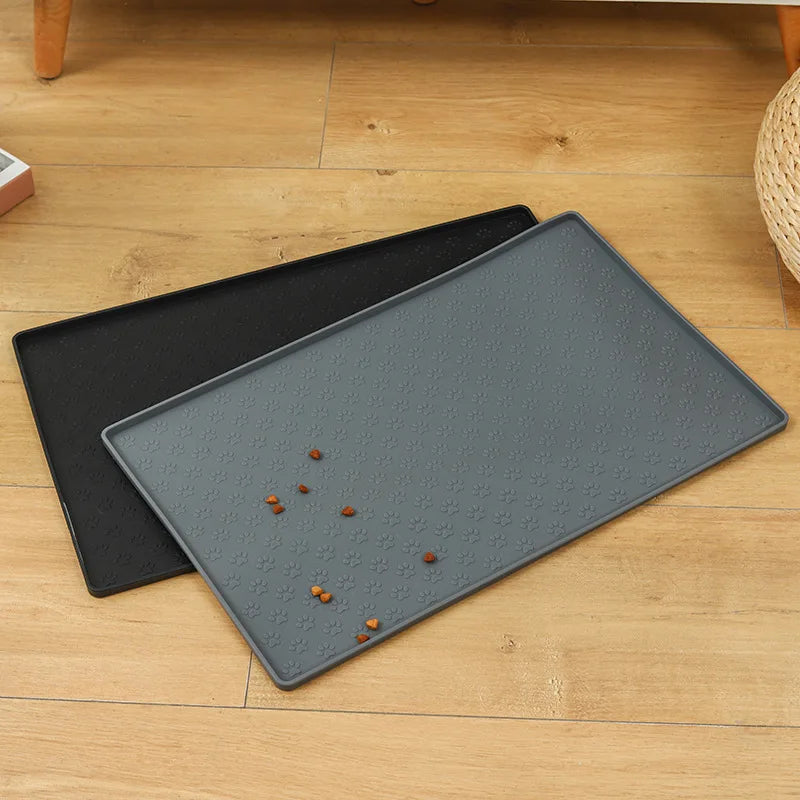 Silicone material dog drinking water and eating mat cat mat pet mat