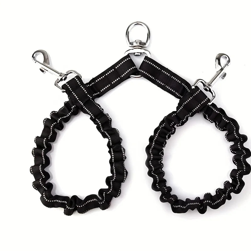 Pet Dog Double Leashes - No Tangle Dog Leash Coupler, Comfortable