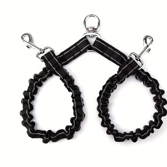 Pet Dog Double Leashes - No Tangle Dog Leash Coupler, Comfortable