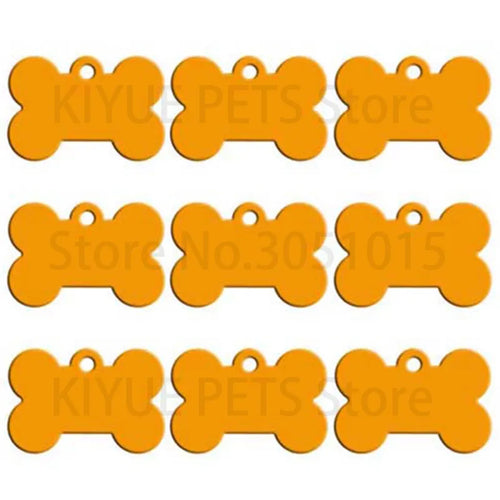 Wholesale 20Pcs Classic Bone Dog ID Tag Pet Tags Custom Anti-Lost