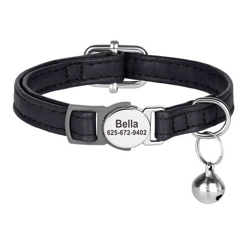 Cat Collar Free Personalized Kitten Collars Engraved Pet Puppy Name