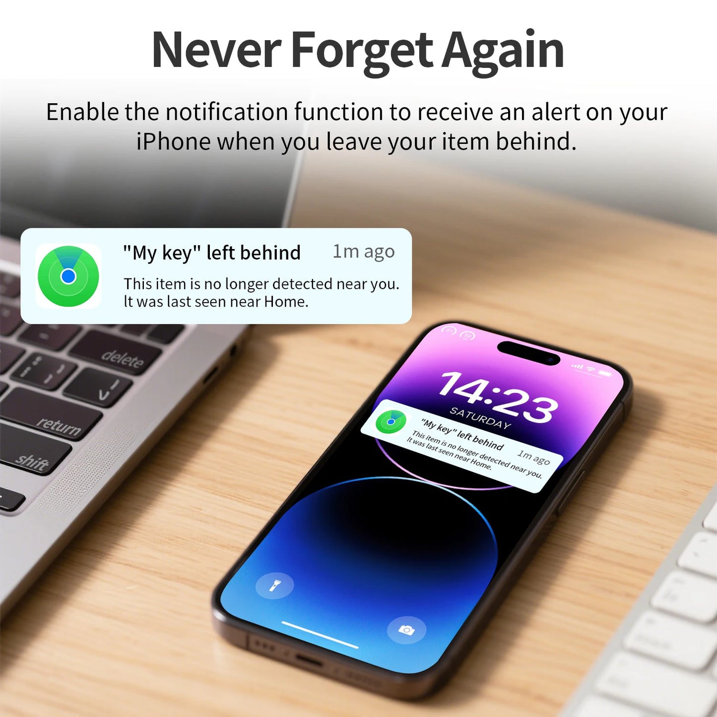 Bluetooth Pet Trackers, Item Locator Works with Apple Find My Global