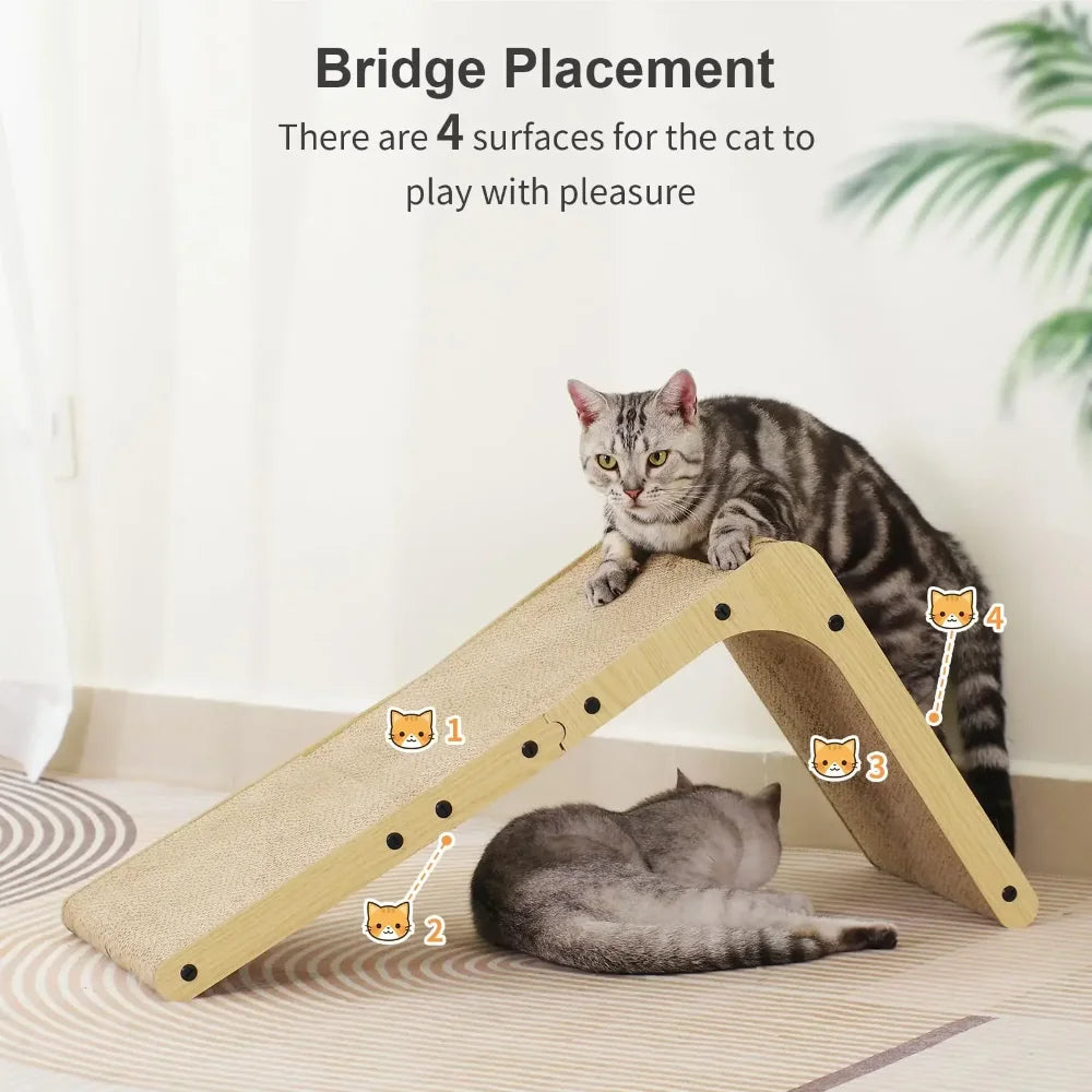 Scraper for Cats Cardboard Large/Small L-shape Wear-resistant