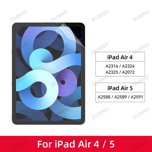 iPad Screen Protectors Paper Feel for IPad 11th A16 Pro Air 13 11 M3