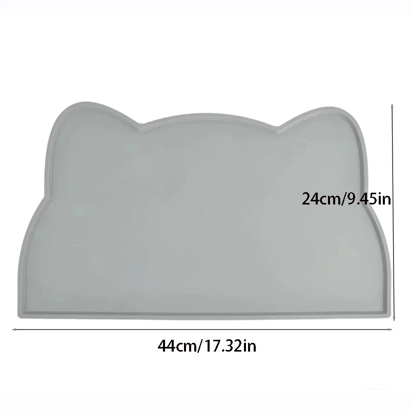 Silicone Pet Feeding Dog Cat Bowl Food Mat Non-Stick Waterproof Pet