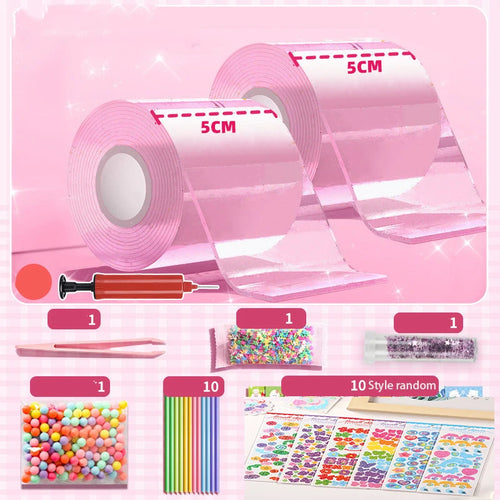 PET Nano Glue Kneading Music Blowing Bubble Full Set Of Nano Tape