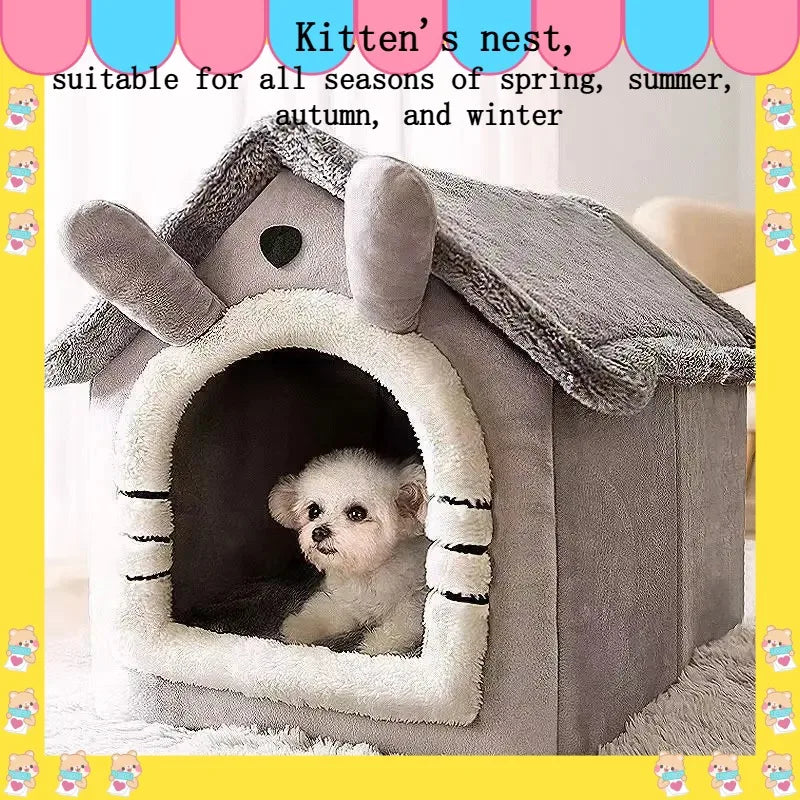 New Pet House with Super Large Space Cat and Dog Beds of All Sizes To