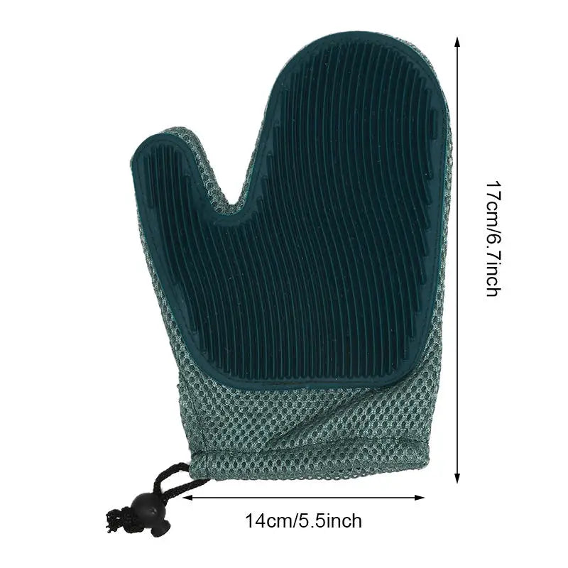 Pet Grooming Glove Efficient Cat Dog Hair Remover Gentle Massage Tool
