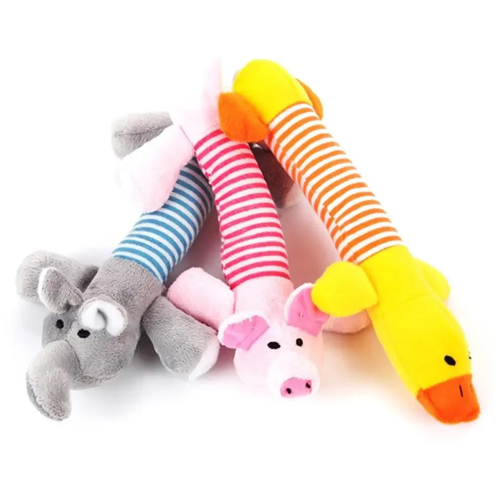 Best Pet Supplies Dog Toy Cute No Stuffing Duck with Soft Squeaker Fun