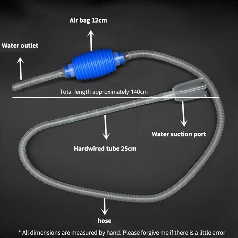 Aquarium Water Exchanger Manual Semi Auto Gravel Cleaner Siphon Pump