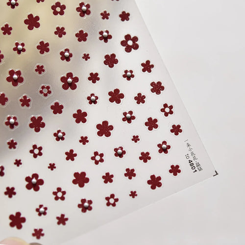 1 piece 5D color crystal star nail stickers high quality love shiny