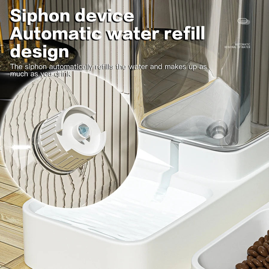 Large capacity optional Automatic Cat Feeder & Water Dispenser with
