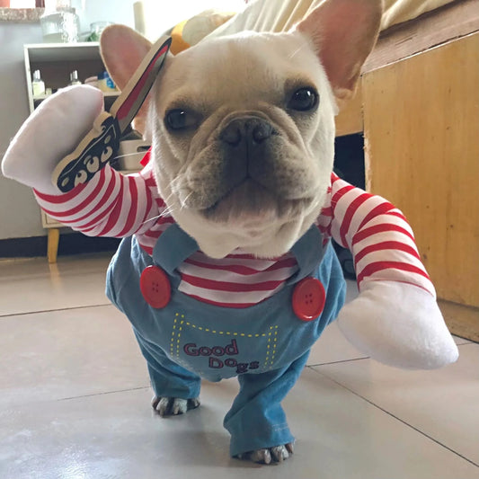 Halloween Funny Dog Clothes for Small Medium Dogs Cats Party Dressed