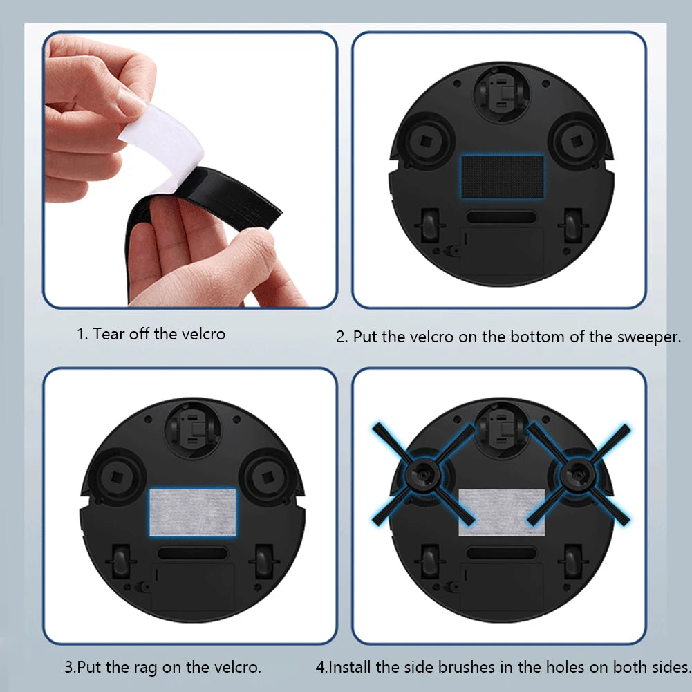 3 in 1 Robot Vacuum Rechargeable Vacuum Mop Robot Sweeping Machine