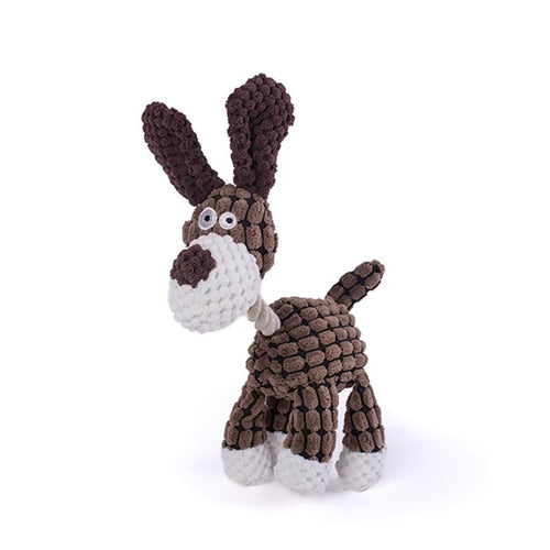 Hot new arrival pet cat dog sound toy cotton rope creative donkey