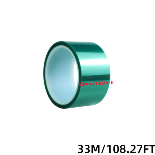33M/Roll Green PET Film Tape High Temperature Heat Resistant PCB