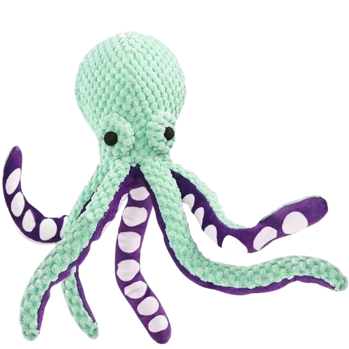 Pet supplies big octopus tough bite toy for gnawing and amusing; large