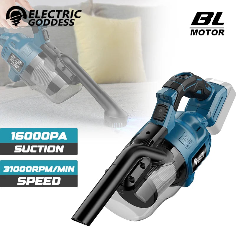 Electric Goddess Cordless Handheld Vacuum Cleaner Portable Floor