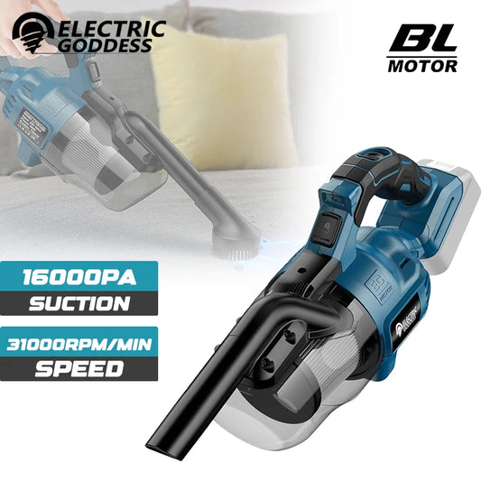 Electric Goddess Cordless Handheld Vacuum Cleaner Portable Floor