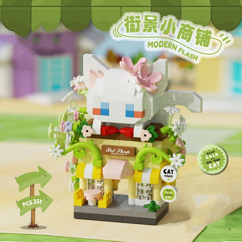 Library Candy Store Street View Coffee Pet Bread Flower Hamburger