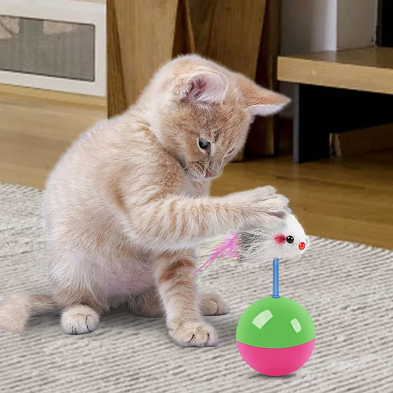 New cat toys set Mouse not tumbler fun teasing cats and dogs self high