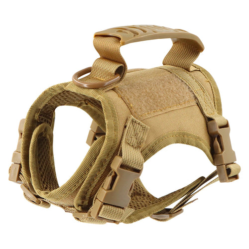 Tactical Cat Harness For Walking Escape Proof Adjustable Pet Vest
