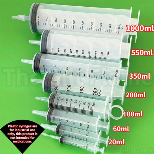 Industrial Veterinary Plastic Syringes with Capacities of 1000ml,