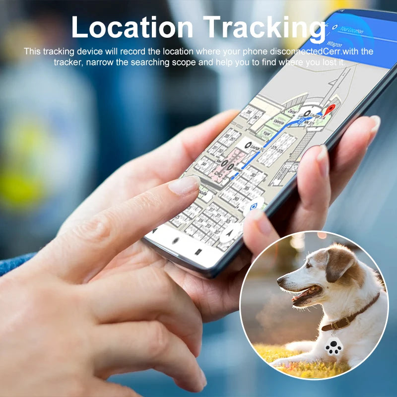 Smart Mini GPS Tracker Key Kids Bag Finder Dog Cat Pet Locator