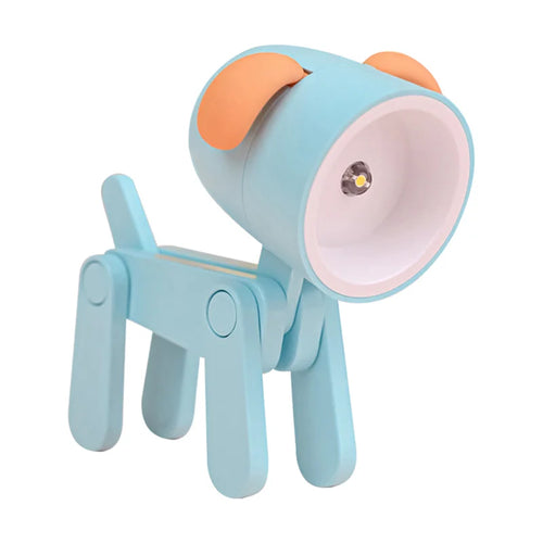 Mini Led Night Lights Folding Desk Lamp Cartoon Cute Pet Dog Deer