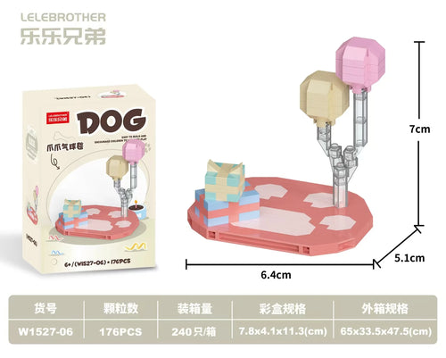 Hot Selling Particle Assembly Building Blocks Pet Cat Dog Assembly