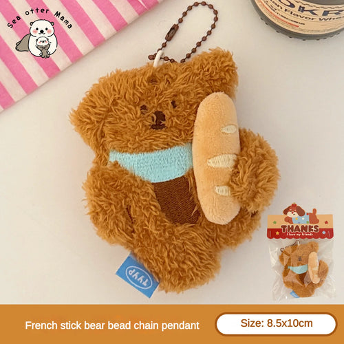 1/4 Pcs Cartoon Plush Doll Pendant Cute Pet Backpack Pendant Backpack