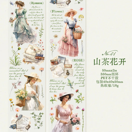 Card Lover 5cm*2m [River of Years Series] Vintage Journal Masking Tape