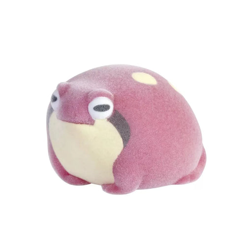 Flocking Frog Gashapon Capsule Toys Mini Soft Cute Figurines Kawaii