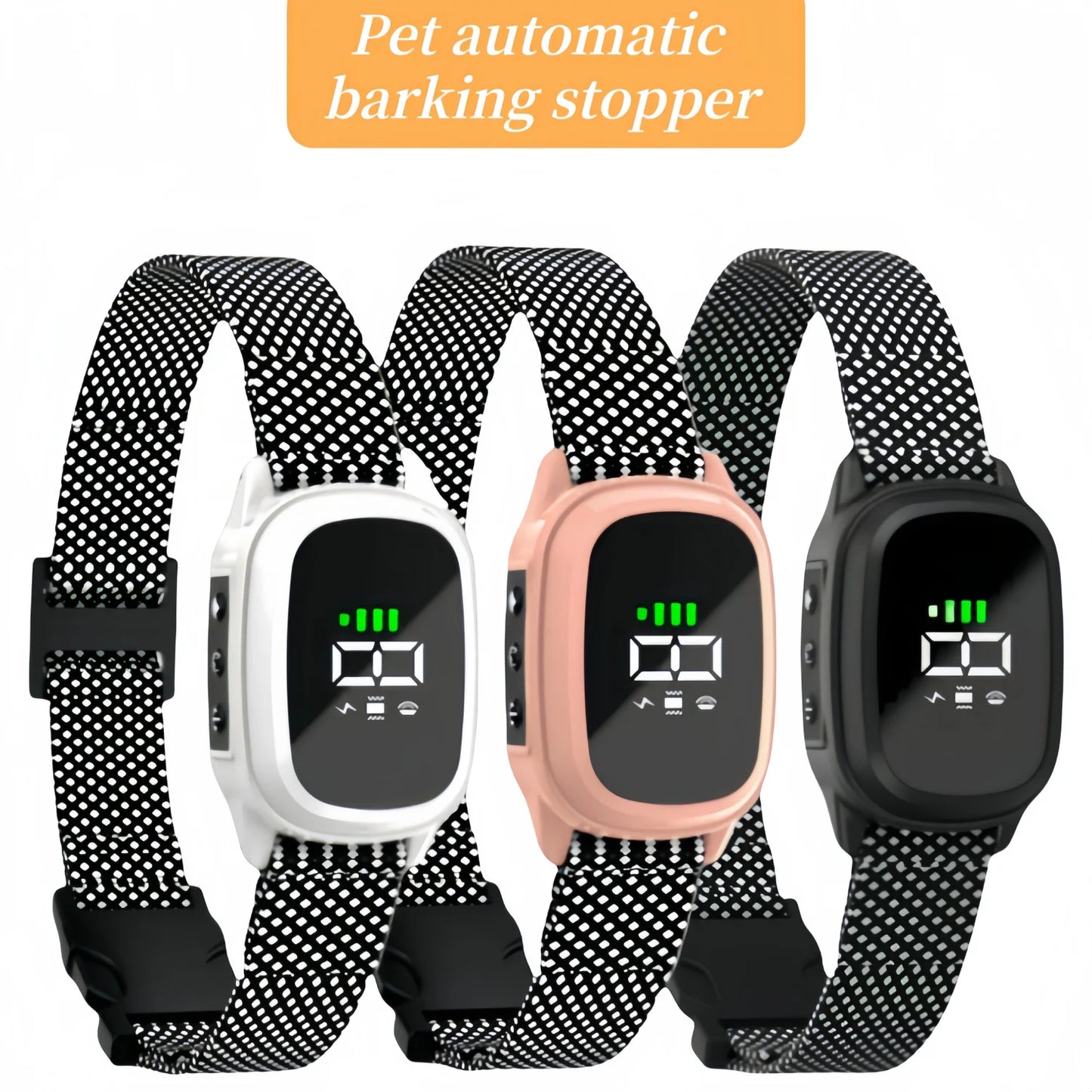 Pet Dog Anti Barking Device Waterproof Ultrasonic Stop Barking