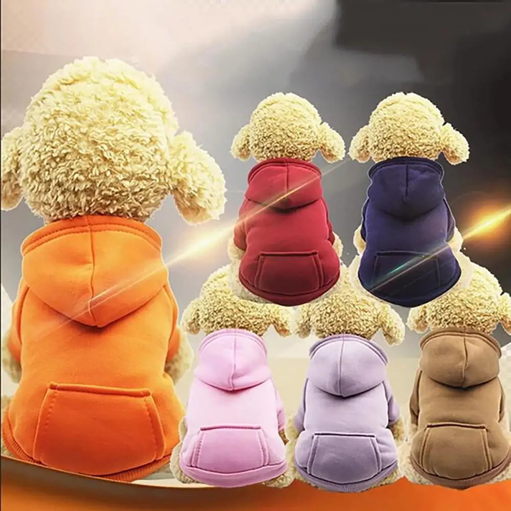 Winter Dog Hoodies Sweatshirt Jacket for Small and Medium Dog Pet Coat