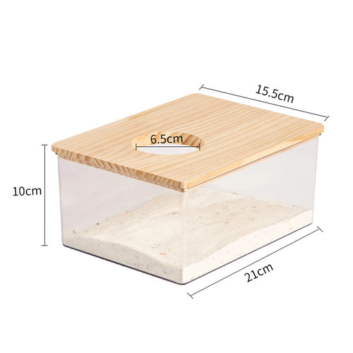 Hamster Bathroom House Clear Hamster Sand Box Bathtub Bathroom Toilet